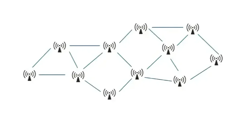 메시 네트워크의 무선 기술